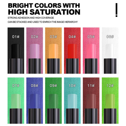 Halloween Face Painting Kit Matte Dark Light Brown White 2