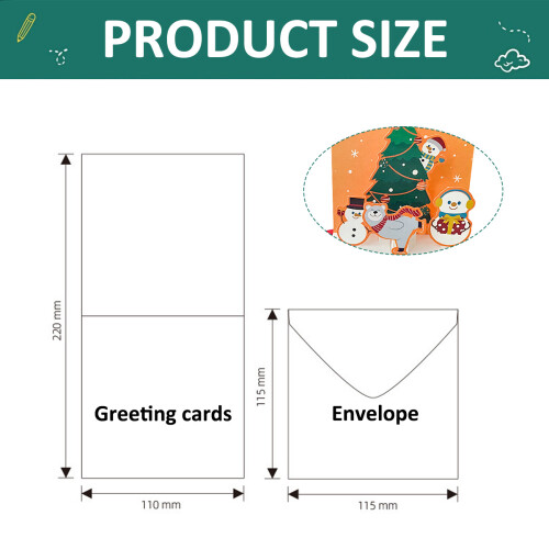 Christmas Card 3D Gratitude Greeting for Teacher 1