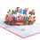 Christmas Pop Up Card 3D Handmade 4