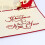 3D Christmas Card Christmas Tree Design 1 Piece 3
