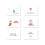 Christmas Greeting Card Set with Envelopes and Stickers 24 1