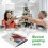 Christmas Music Card Pattern Greeting Card 3D 2
