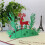 Christmas Card Handmade 3D Popup Greeting Card 3