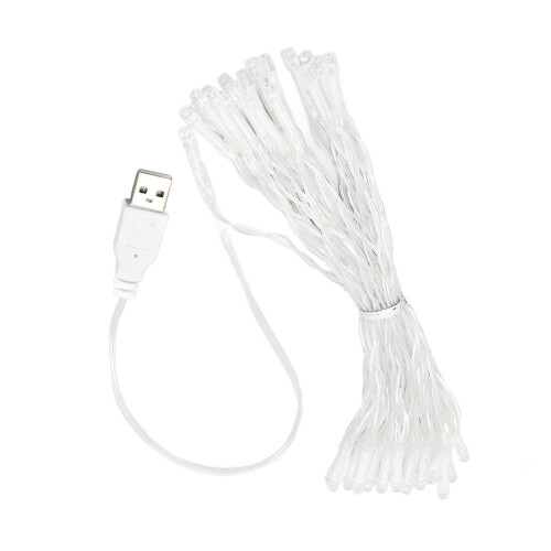 LED String Lights 40 Mini Bulbs USB Waterproof 19.7ft 1