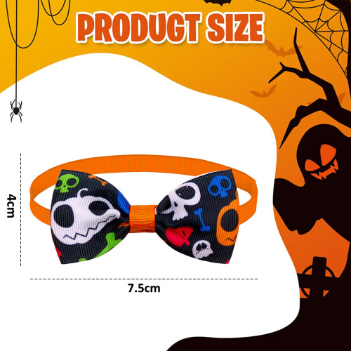 Halloween Pet Bow Tie Collars 4 pcs 1