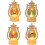 Christmas Lights Santa Claus Decorations 4-Pack 1