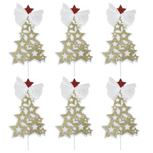 Christmas Tinsel Garland Metallic Twist 50ft