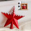 Velvet Star Tree Topper Red 1 Piece 5