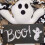 Halloween Ghost Fall Wreath Front Door Hanging 1 Pack 4