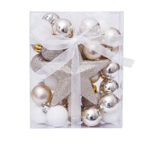 Lime Green Faux Fur Christmas Ball Ornaments 12 Pcs