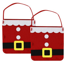 Felt Christmas Gift Bags for Candies and Biscuits 6 Pack