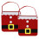 Felt Christmas Gift Bags for Candies and Biscuits 6 Pack 1