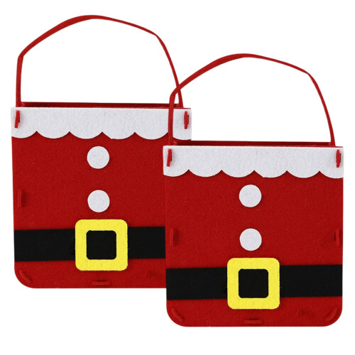 Felt Christmas Gift Bags for Candies and Biscuits 6 Pack