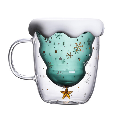 Christmas Coffee Mug Double Wall Insulated 350ml