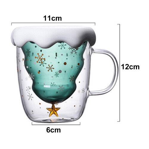 Christmas Coffee Mug Double Wall Insulated 350ml 1