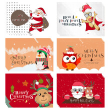 Christmas Greeting Card Set with Envelopes and Stickers