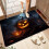 Halloween Welcome Mat Pumpkin Rubber Backing 18 x 28 Inch 2