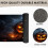 Halloween Welcome Mat Pumpkin Rubber Backing 18 x 28 Inch 4