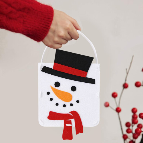 Christmas felt gift bags for biscuits and candy, 12 pcs 1