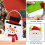 Christmas felt gift bags for biscuits and candy, 12 pcs 4