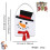 Christmas felt gift bags for biscuits and candy, 12 pcs 5