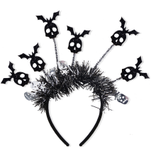 Halloween Headband Pumpkin Spider Ghost Fur Radial Design