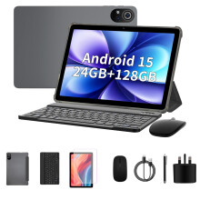 PRITOM 10 inch Tablet with Keyboard Mouse Pen Case,Android Tablet