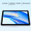 PRITOM 10 inch Tablet with Keyboard Mouse Pen Case,Android Tablet 3