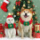 Plush Cat and Dog Christmas Headband with Tree Hat 4