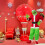 Grinch Costume with Green Fur Mask 3