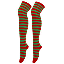 Striped Thigh Stockings for Children Halloween Christmas
