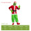 Grinch Costume with Green Fur Mask 5