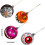 Halloween Hanging Balloons Pumpkin Bat Spider Web 12 pcs 2