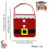Felt Christmas Gift Bags for Candies and Biscuits 6 Pack 5