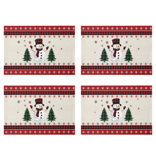 Wooden Artificial Christmas Tree Decor for Indoor Tabletop