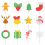 Christmas Cupcake Toppers Cartoon Set 2 3