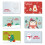 Christmas Cards with Envelopes Floral Gold Leaf Design 1