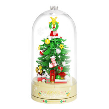 Christmas Tree Building Blocks Set DIY Music Box