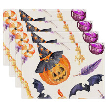 Halloween Napkins Set of 4 12x18 Inches Heat Resistant
