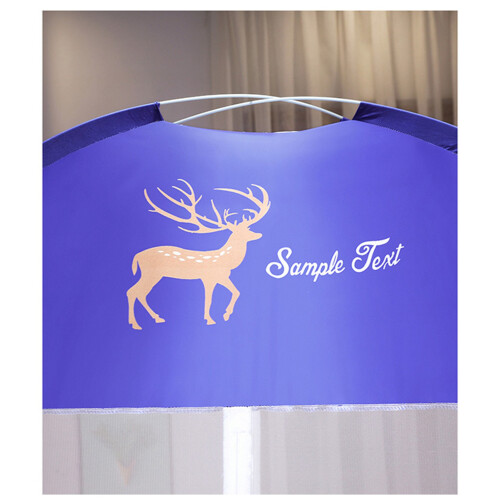 Bed Mosquito Net with Zipper Closure and Double Door 2
