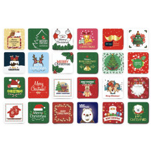 Christmas Card Cartoon Design for New Year Gifts