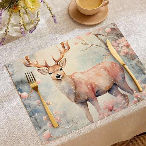 Cotton Table Linen for Christmas Winter Parties 2