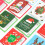 Washable Christmas Placemats Vintage Snowflake Design 5