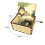 Wooden Music Box with Classical Carving Decoration 5