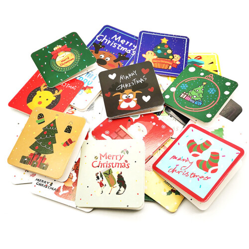 Mini Christmas Greeting Cards with Envelopes 24 pcs 8.5x8.5 2