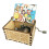 Wooden Music Box with Classical Carving Decoration 1