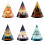 Triangle Paper Hat for Theme Parties, Halloween Decoration 1