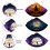 Triangle Paper Hat for Theme Parties, Halloween Decoration 5