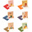 Christmas Cards with Floral Designs and 6 Envelopes 1