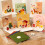 Christmas Cards with Floral Designs and 6 Envelopes 3